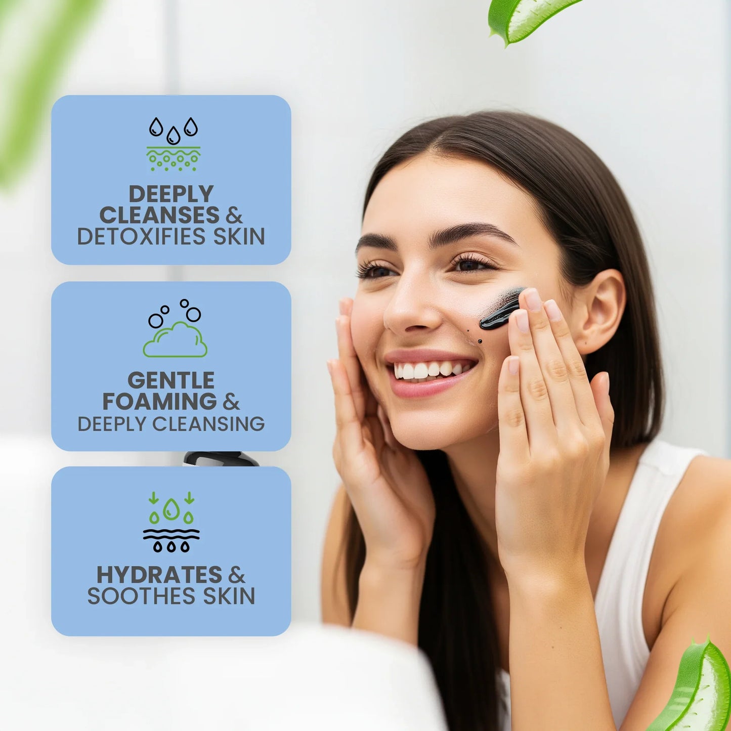 Aureva Charcoal Detox Face Wash