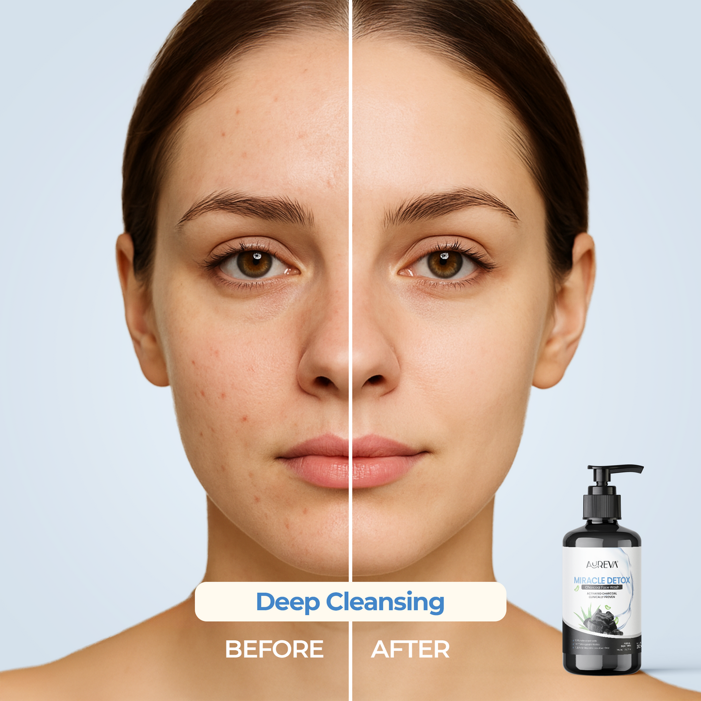 Aureva Charcoal Detox Face Wash