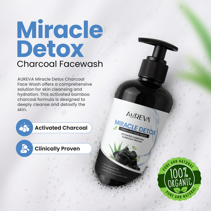 Aureva Charcoal Detox Face Wash