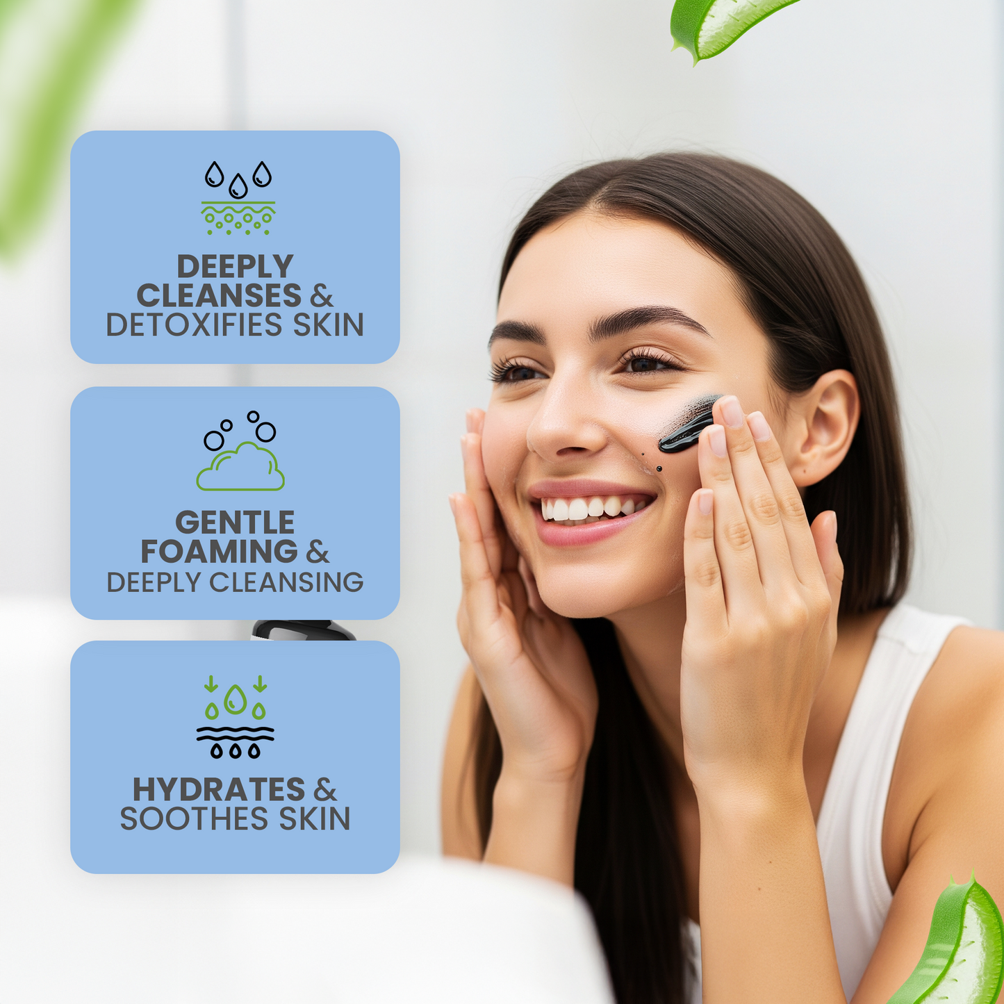 Aureva Charcoal Detox Face Wash