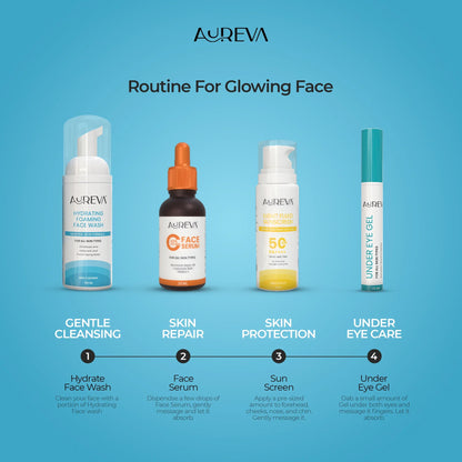 Aureva 2% Salicylic Acid Foaming Face Wash | With Hyaluronic Acid & French Spring Water | Dermatologist-Tested |  Daily Use