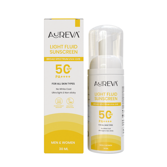 Aureva Sunscreen SPF 50 PA++++ |  UVA & UVB Protection| Men & Women | 30g Travel Size
